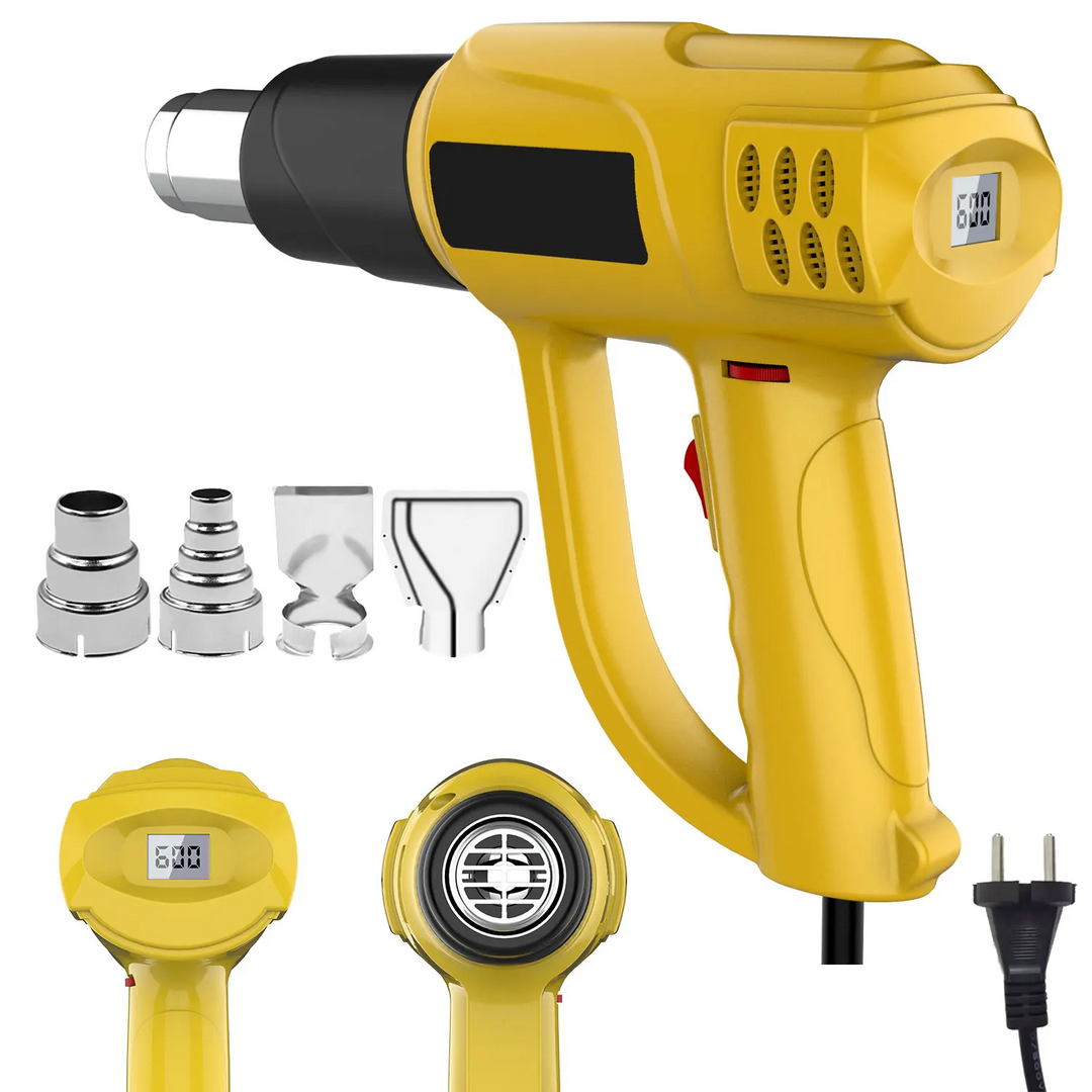 2000W industriel elektrisk varmepistol med digital LCD-skærm justerbar temperatur – ProTherm