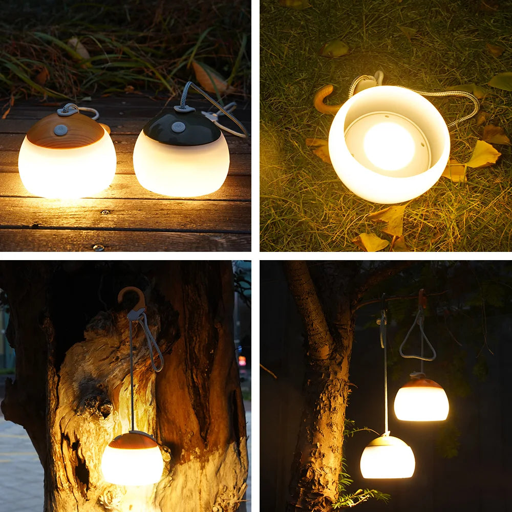 Retro campinglanterne USB-genopladeligt lys - CampGlow