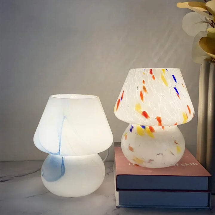 Æstetisk Glas Svamplampe - LumiMush