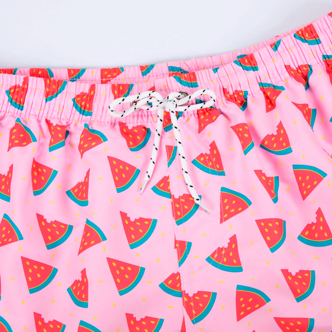 Herre-badeshorts med muntert print – Milo