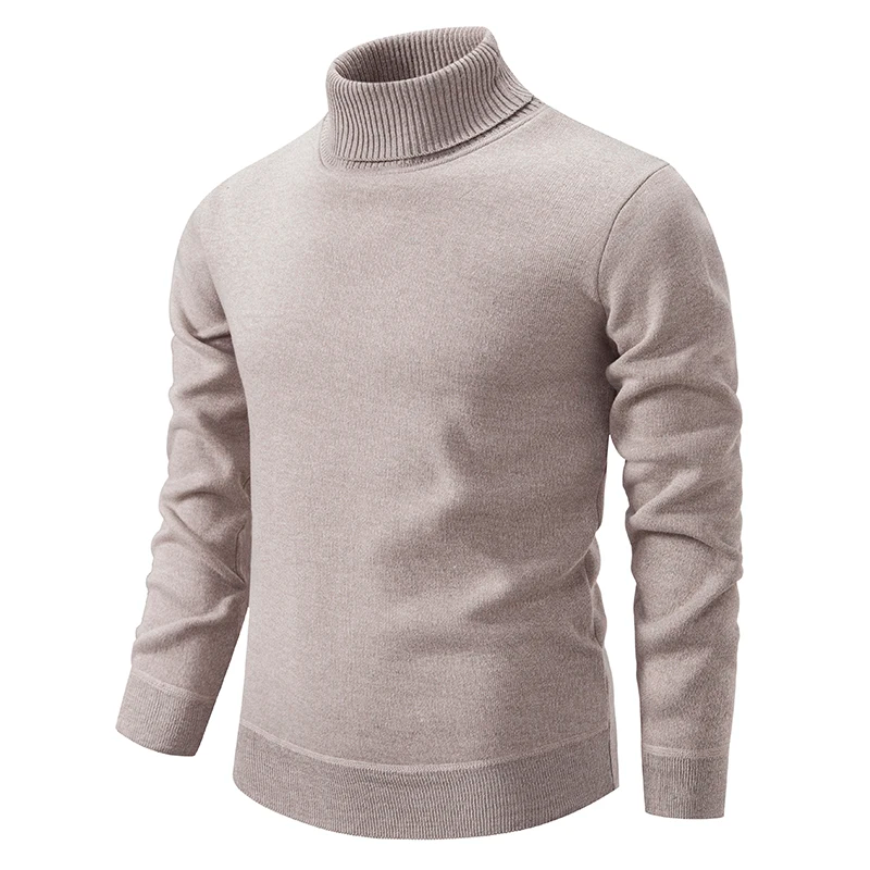 Blød og behagelig herre rullekrave sweater i bomuld - Jonas