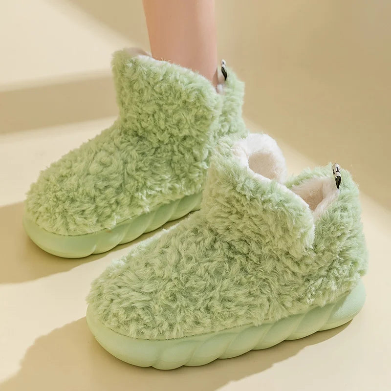 Mille dames hjemmesko i bomuld & plush – CozySteps