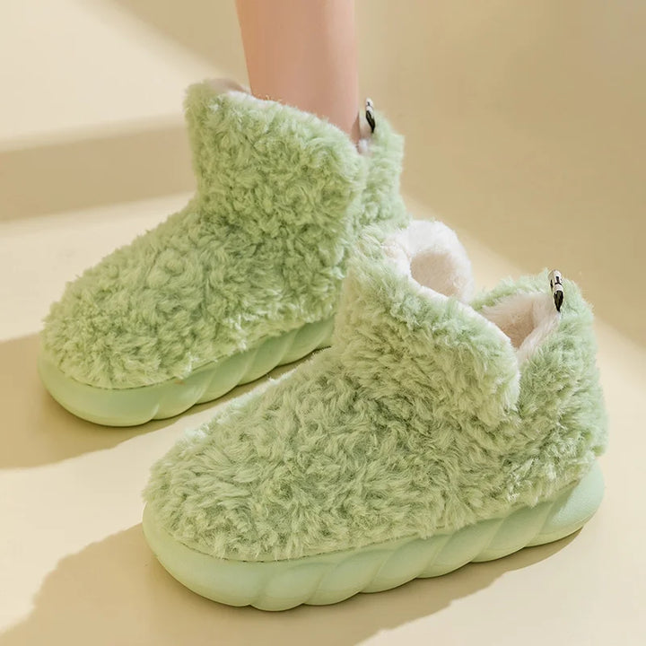 Mille dames hjemmesko i bomuld & plush – CozySteps