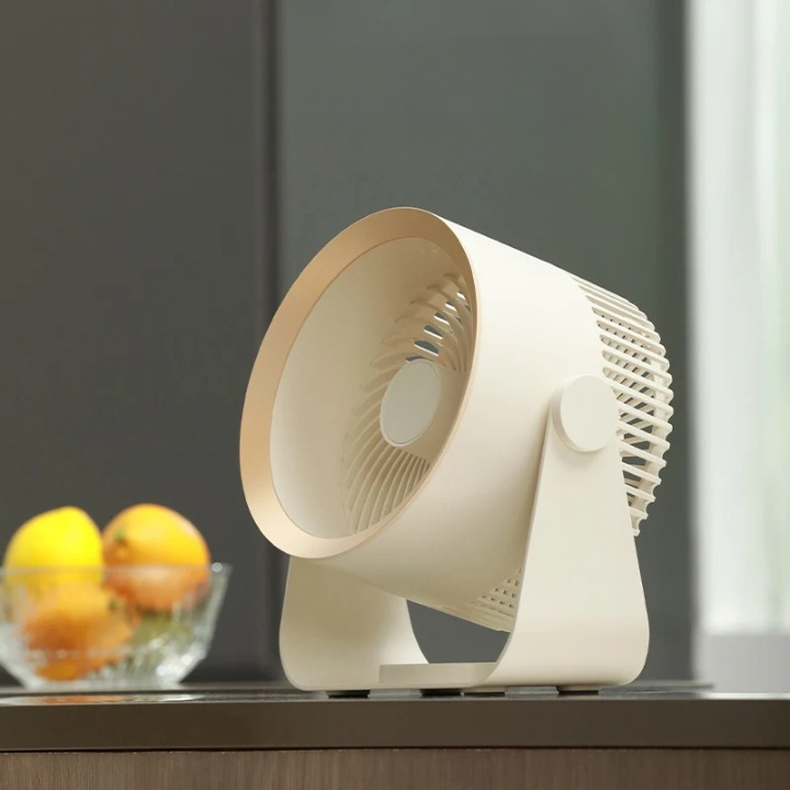 Multifunktionel elektrisk ventilatorcirkulator med 4000mAh batteri – AirFlex