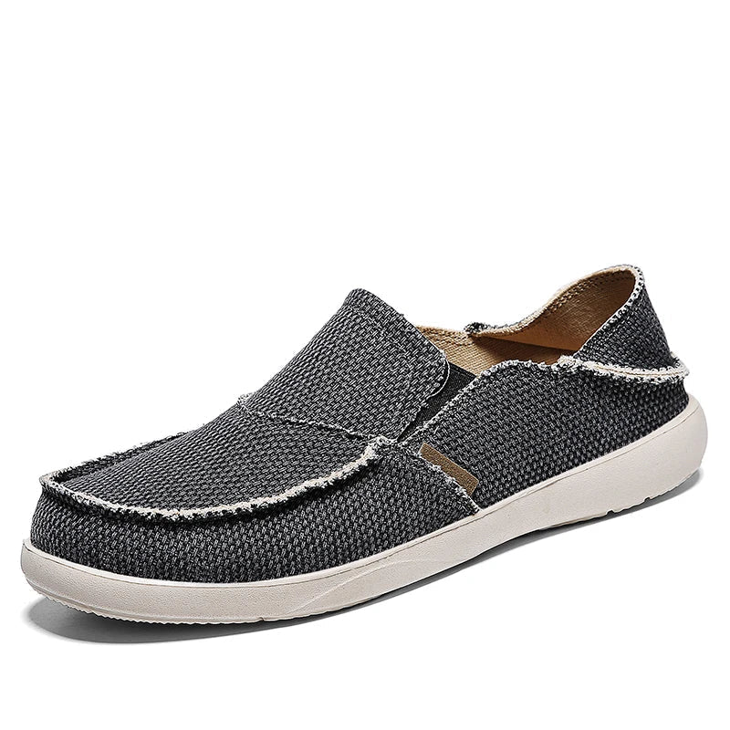 Lette canvas-slip-ons til herrer | Åndbare efterårs-espadriller - Niko