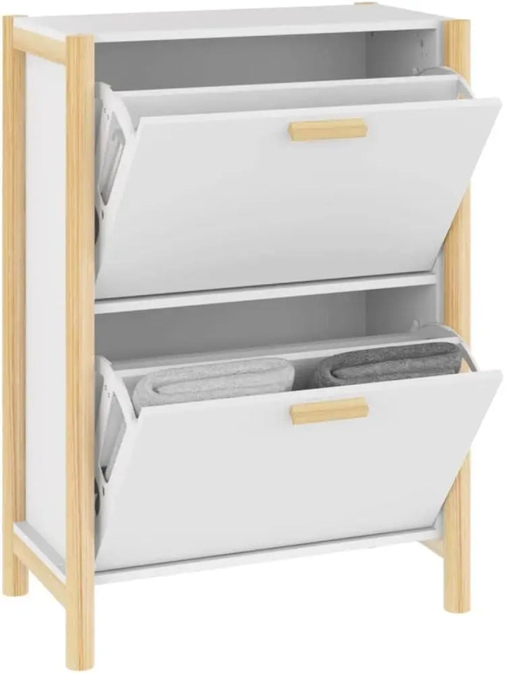 Slank Entré Sko Kabinet med Døre 57,5 × 33 × 80 cm – TidyStep
