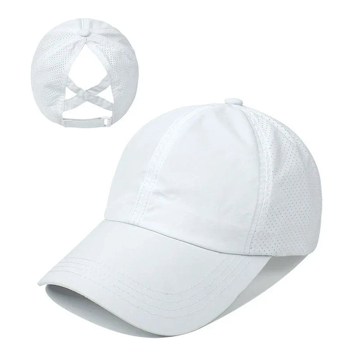 Åndbar unisex sports-basecap i mesh med justerbar pasform – AeroCap