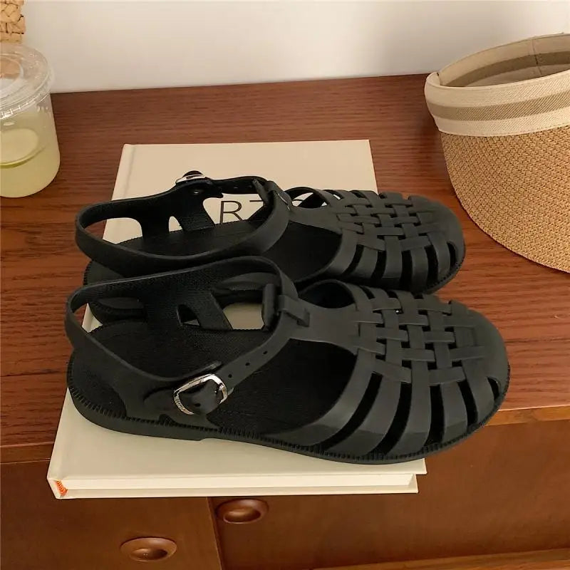 Trendy plateau-sandaler i koreansk stil til damer – Alina