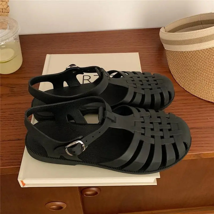 Trendy plateau-sandaler i koreansk stil til damer – Alina