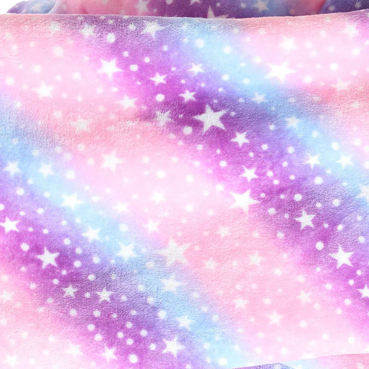 Over-sized fleece tæppe med hætte og lommer – SnugJoy
