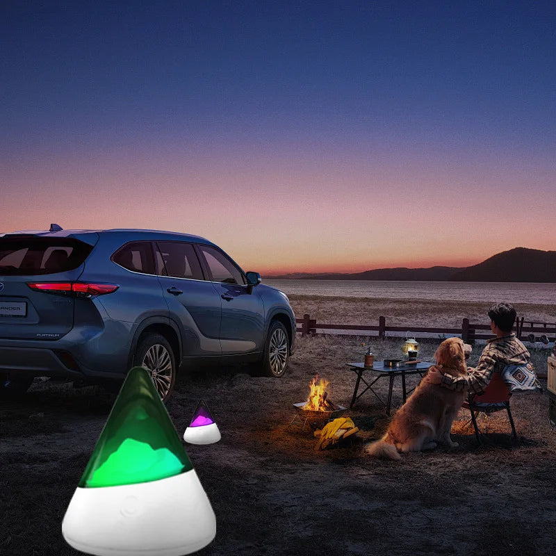 Trådløst LED Isbjerg Natlampe - IceGlow