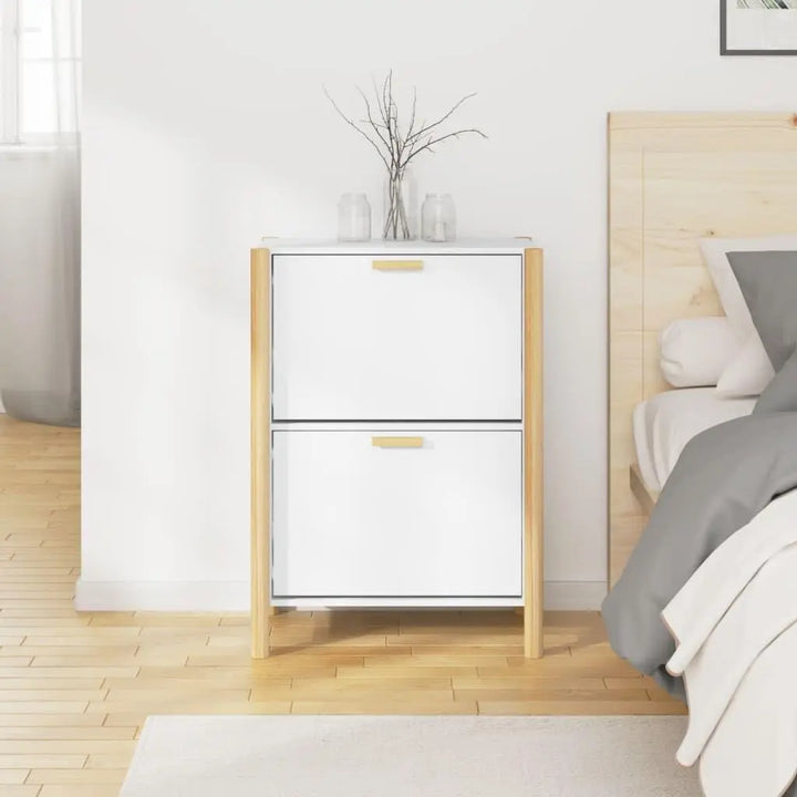 Slank Entré Sko Kabinet med Døre 57,5 × 33 × 80 cm – TidyStep