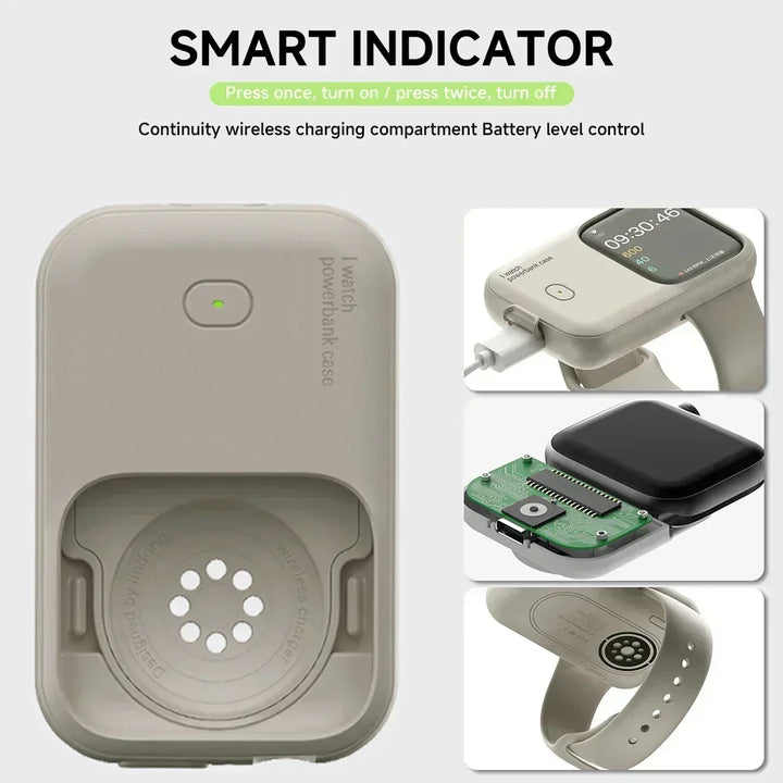 Bærbar trådløs oplader til Apple Watch – WatchCharge (1+1 GRATIS)