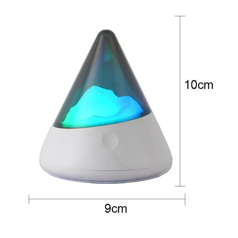 Trådløst LED Isbjerg Natlampe - IceGlow