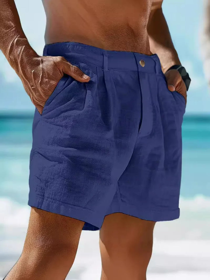 Luftige sommershorts i hør til herrer – Jonas