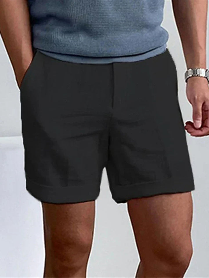 Lette herreshorts i hør med afslappet pasform – Jorin