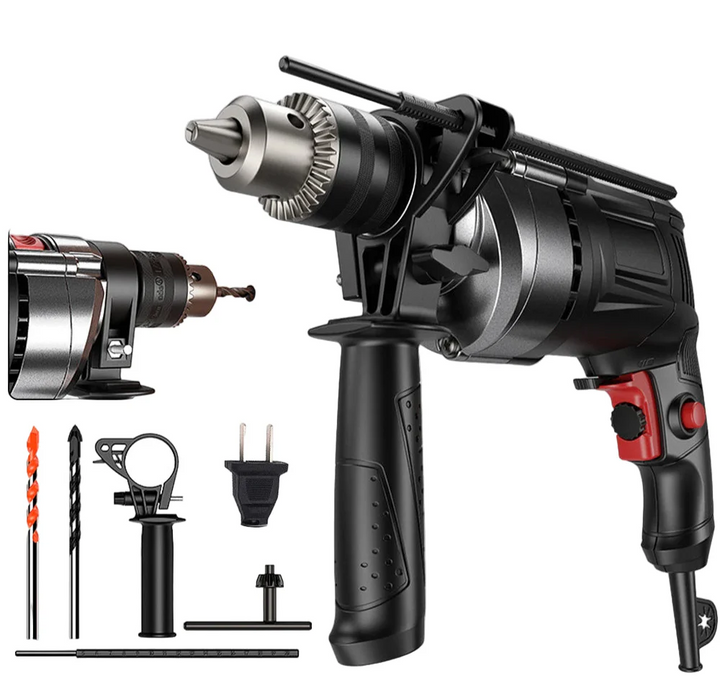 780W Elektrisk Hammer & Boremaskine med Variabel Hastighed – DrillForce
