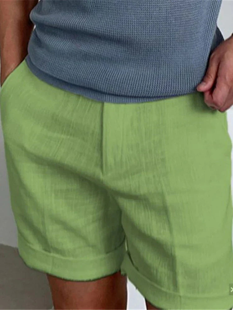 Lette herreshorts i hør med afslappet pasform – Jorin
