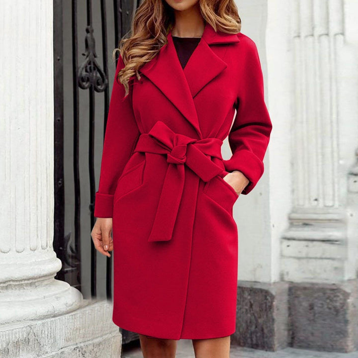 Lang dame-trenchcoat vinterjakke - Sienna