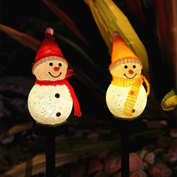 Solenergi Sneemand Lampe - SolarSnow