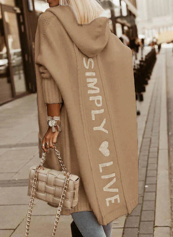 Trendy oversized damecardigan - Amelie