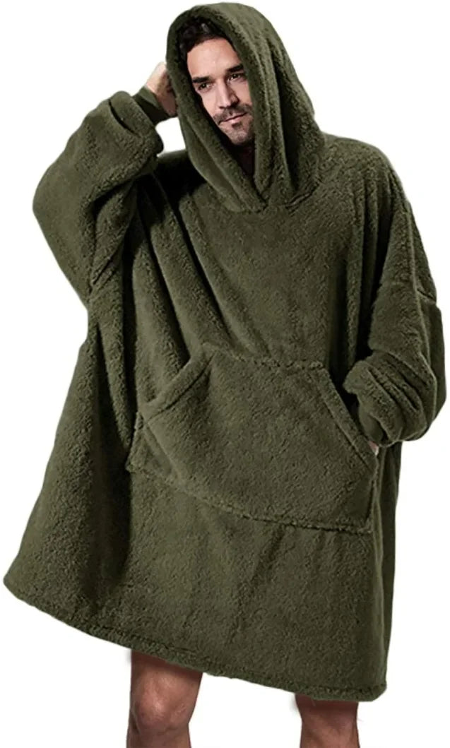 Over-sized flanell dyne trøje til damer & herrer – FleeceHaven