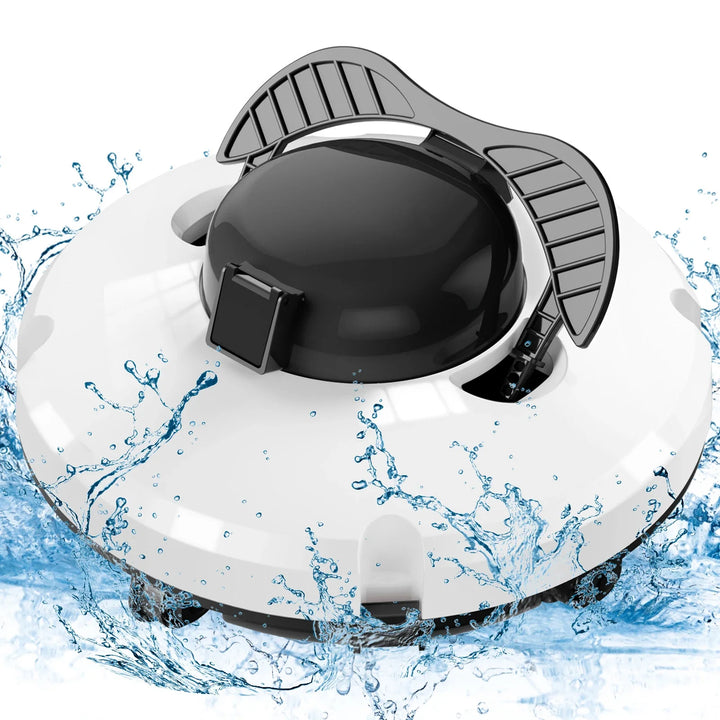 Batteriless robotstøvsuger til pool IPX8 vandtæt dual-motor 120-minutters driftstid – AquaMate