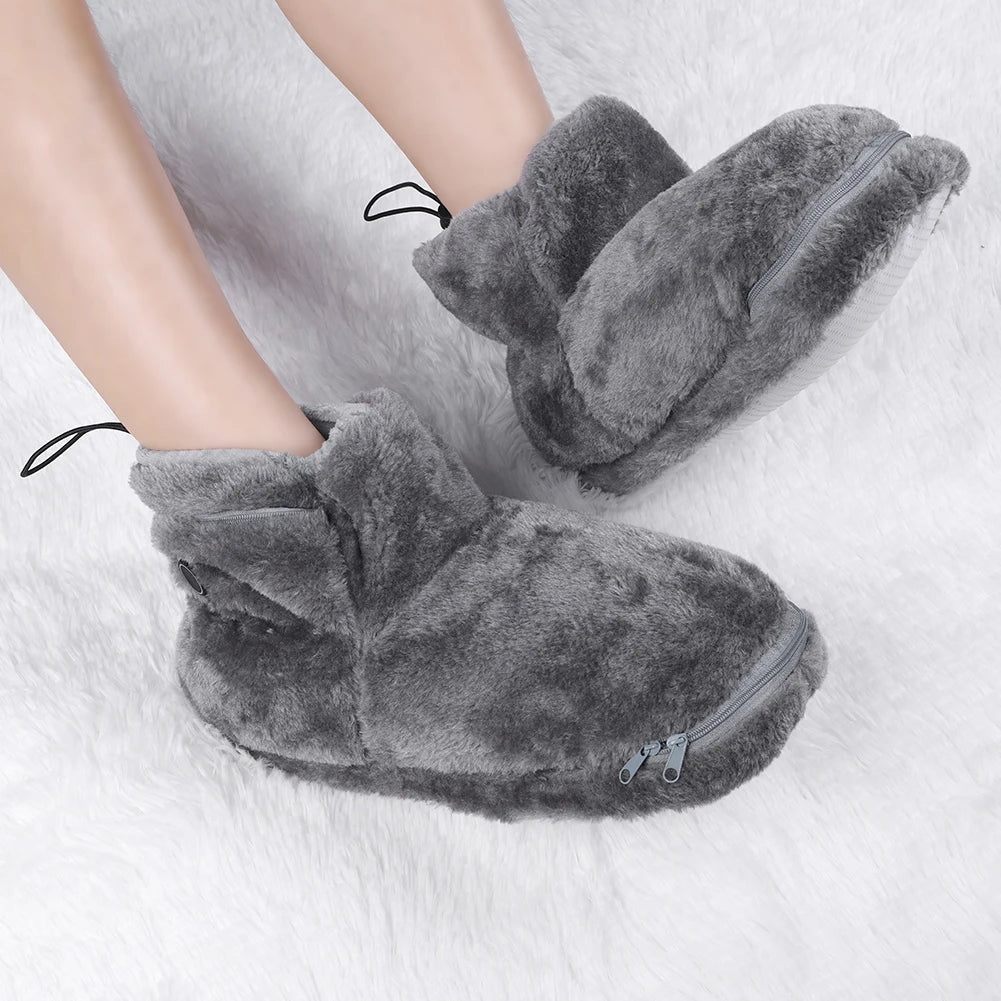 Elektriske USB-sokker med plysfor - WarmFeet