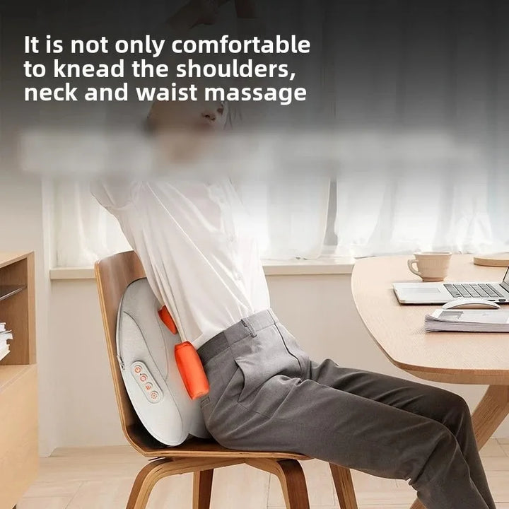 Trådløs Shiatsu Massagepude med varme til nakke, ryg og ben – Auron