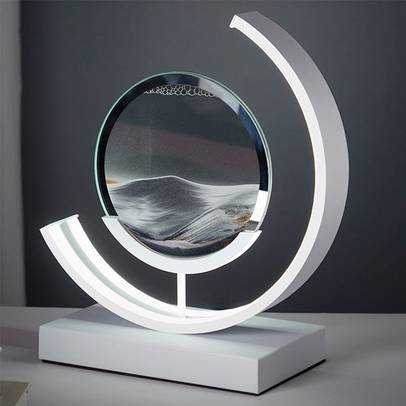 3D sandskal bordlampe - Abyss
