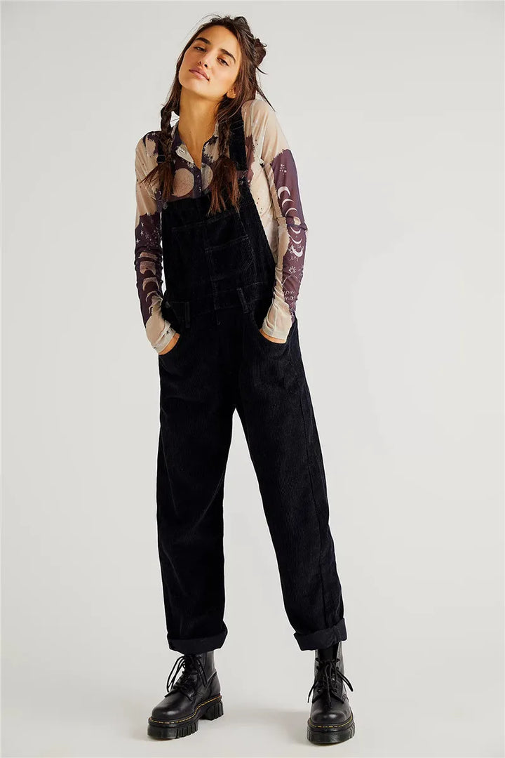 Vintage fløjlsjumpsuit til kvinder - Amélie