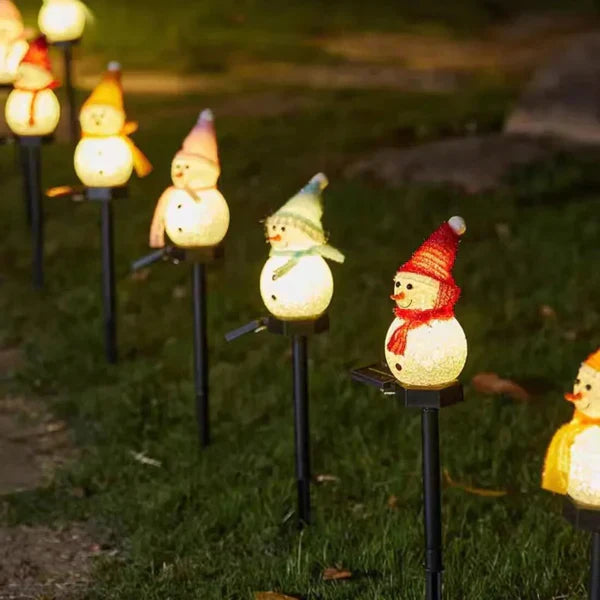Solenergi Sneemand Lampe - SolarSnow