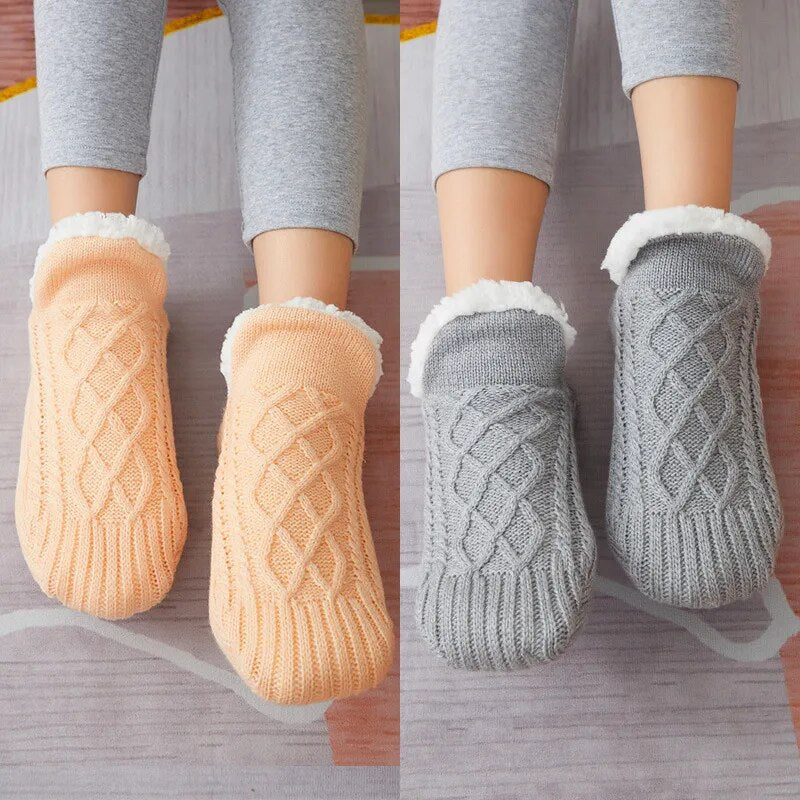 Fortykkede kashmir-tøfler - CozySteps