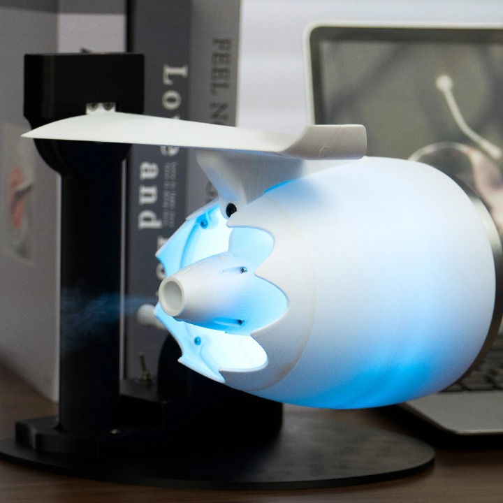 Turbojet Fan-Stil Mist Luftfugter med RGB-belysning – AeroMist