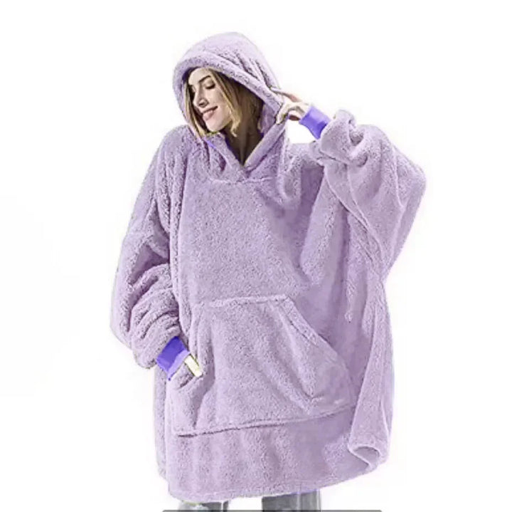 Over-sized flanell dyne trøje til damer & herrer – FleeceHaven