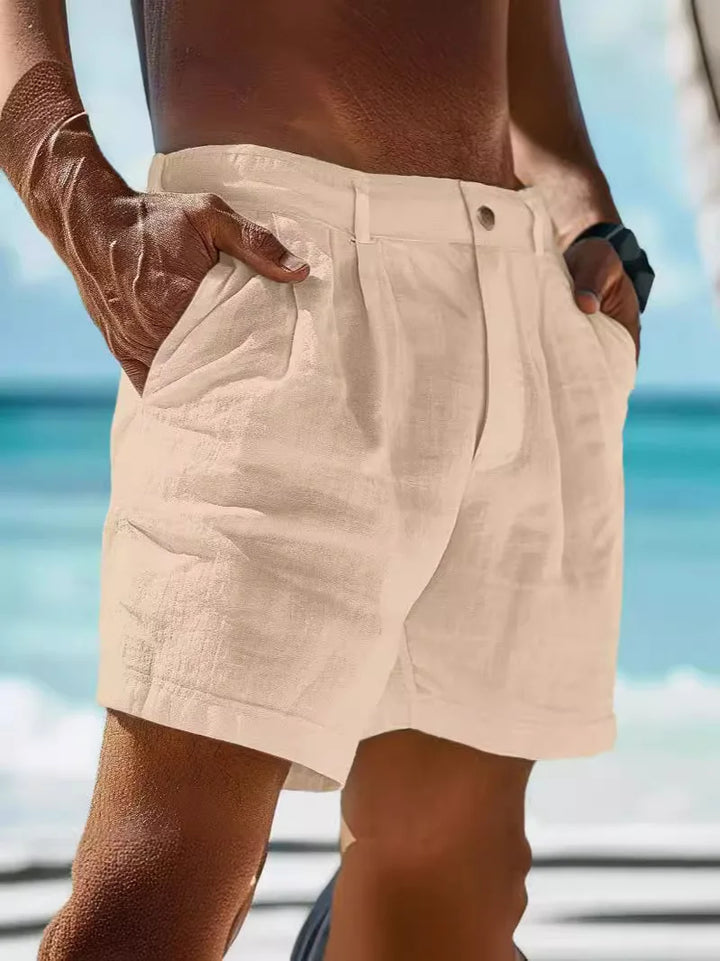 Luftige sommershorts i hør til herrer – Jonas