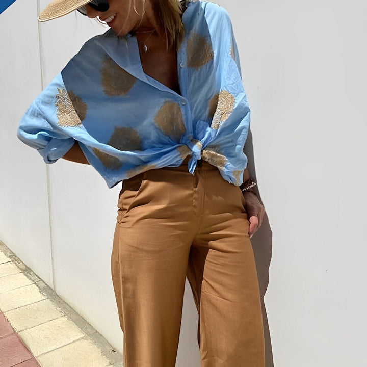 Trendy og chik damebluse – Isabelle