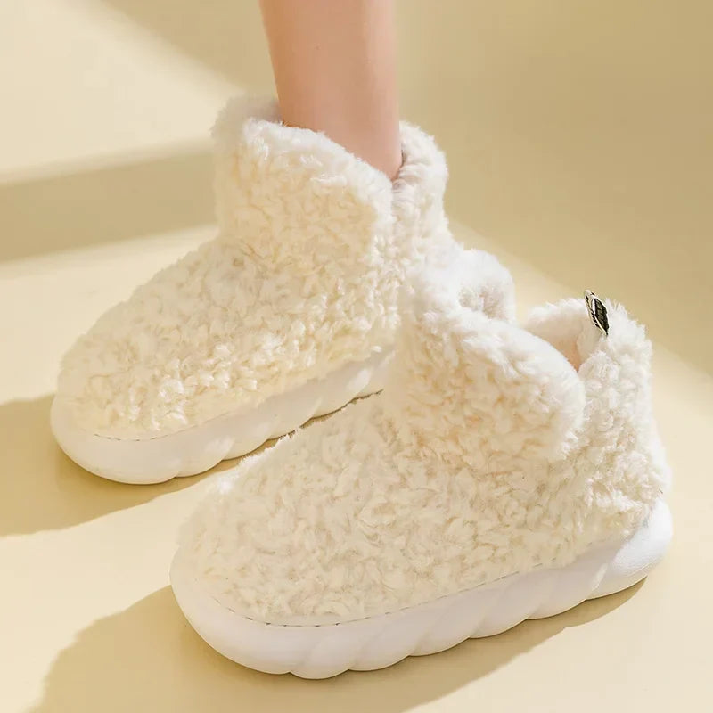 Mille dames hjemmesko i bomuld & plush – CozySteps