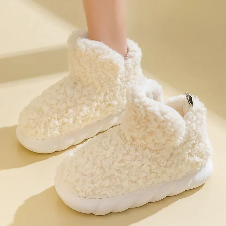 Mille dames hjemmesko i bomuld & plush – CozySteps