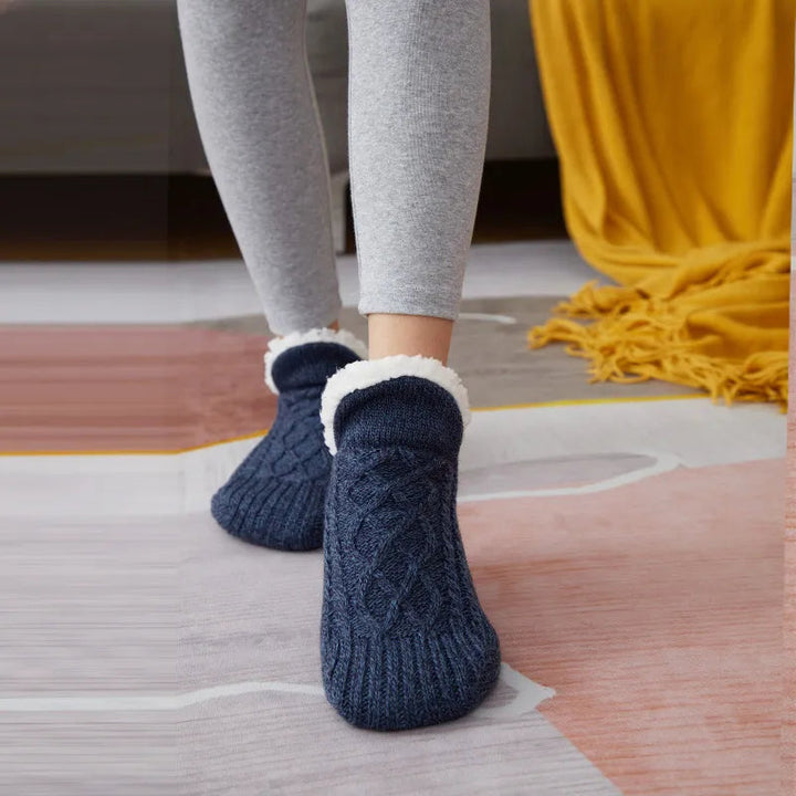 Fortykkede kashmir-tøfler - CozySteps