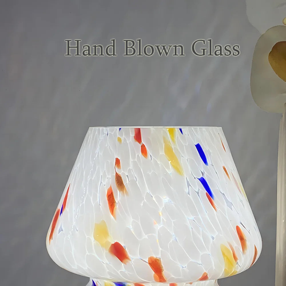 Æstetisk Glas Svamplampe - LumiMush