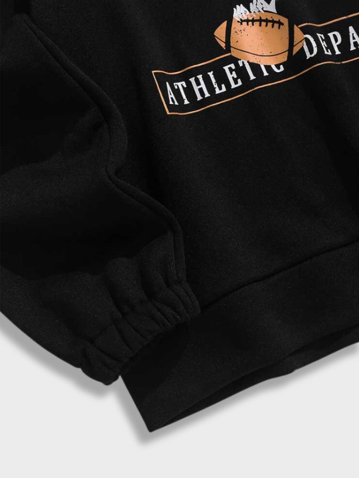 Herresweater med halv lynlås - Logan
