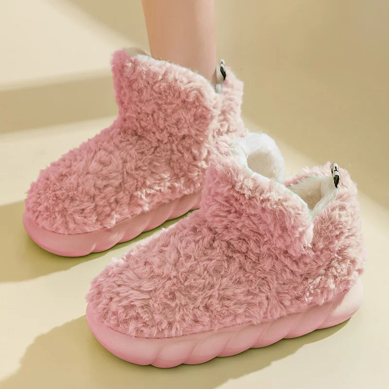 Mille dames hjemmesko i bomuld & plush – CozySteps