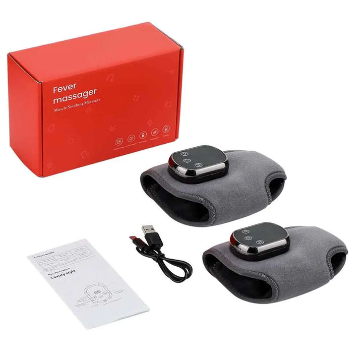 3-i-1 Elektrisk Ankelmassager med Varme & Vibration – Orion