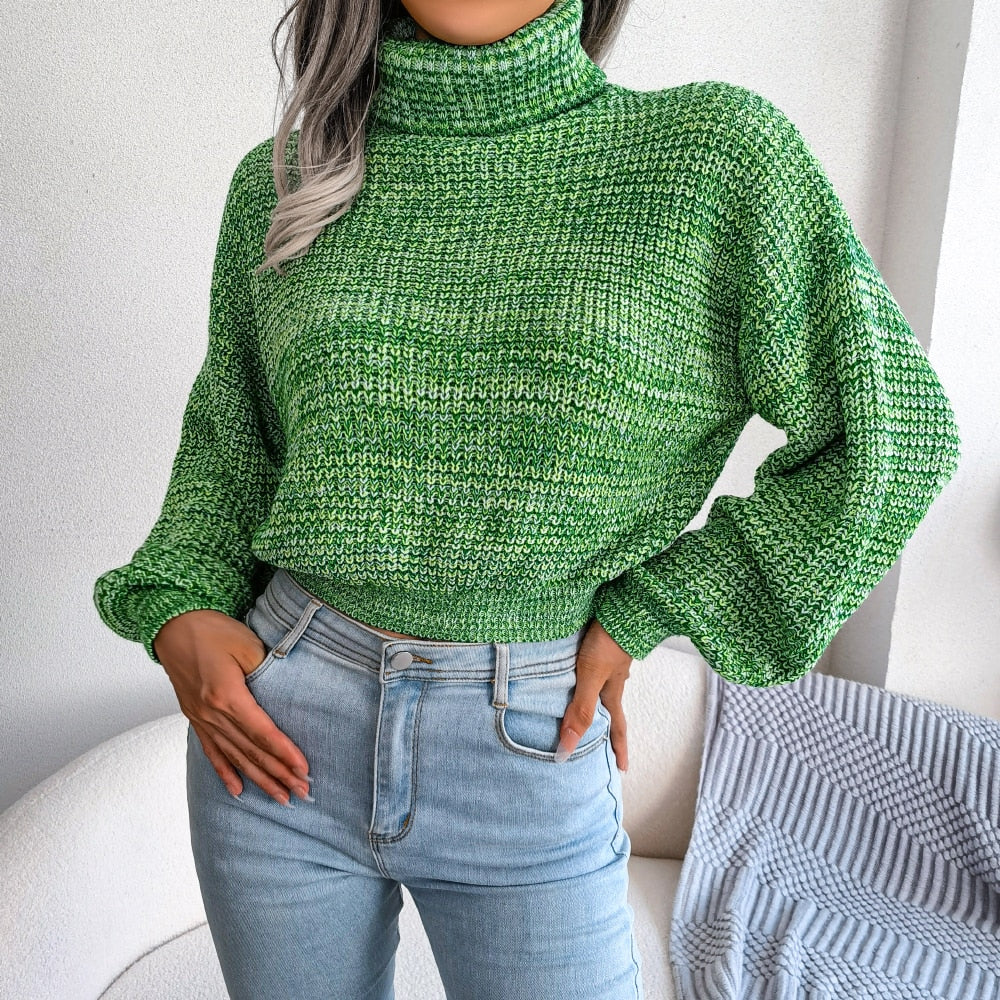 Comfy Strikket Rullekrave - Emilia