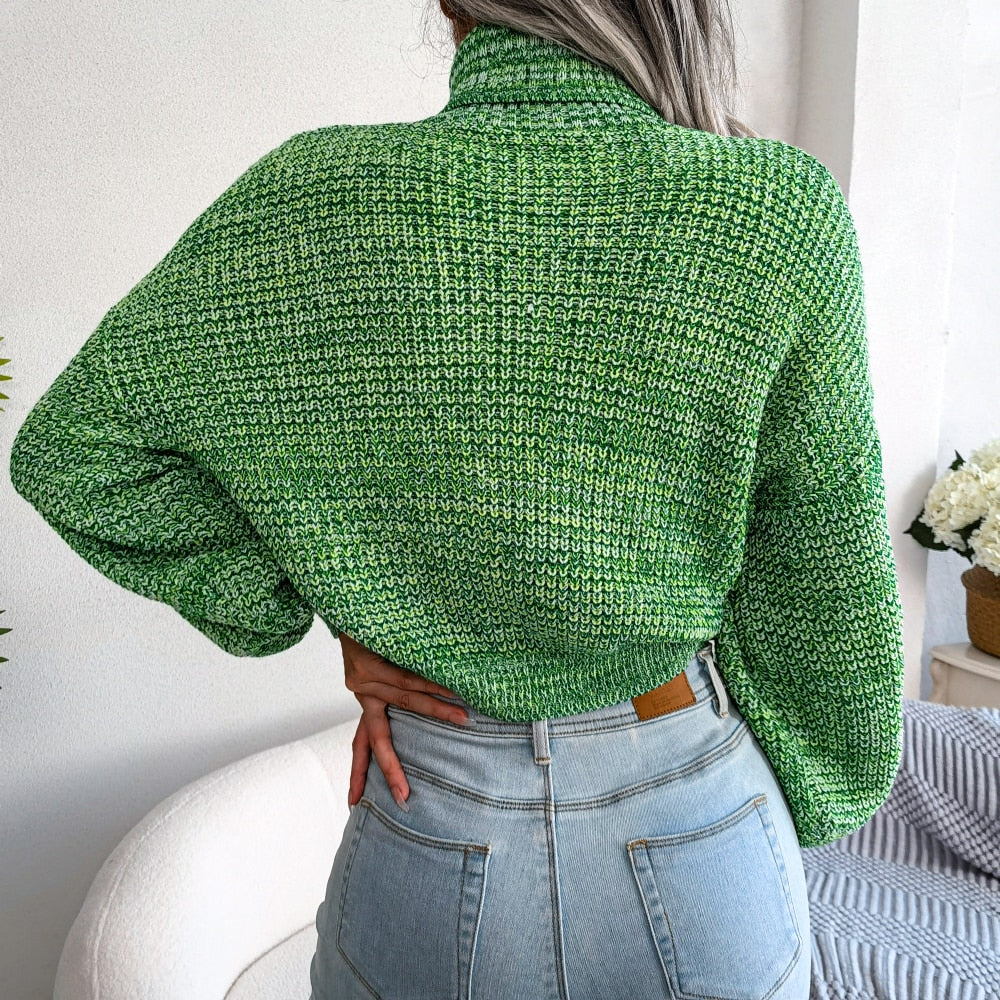 Comfy Strikket Rullekrave - Emilia