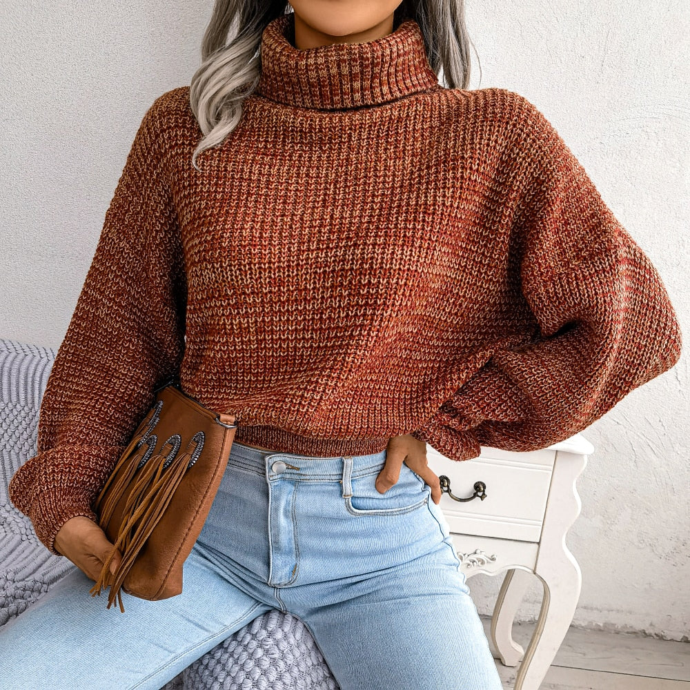Comfy Strikket Rullekrave - Emilia