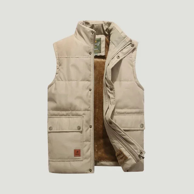 Fodret herre bodywarmer – Noah