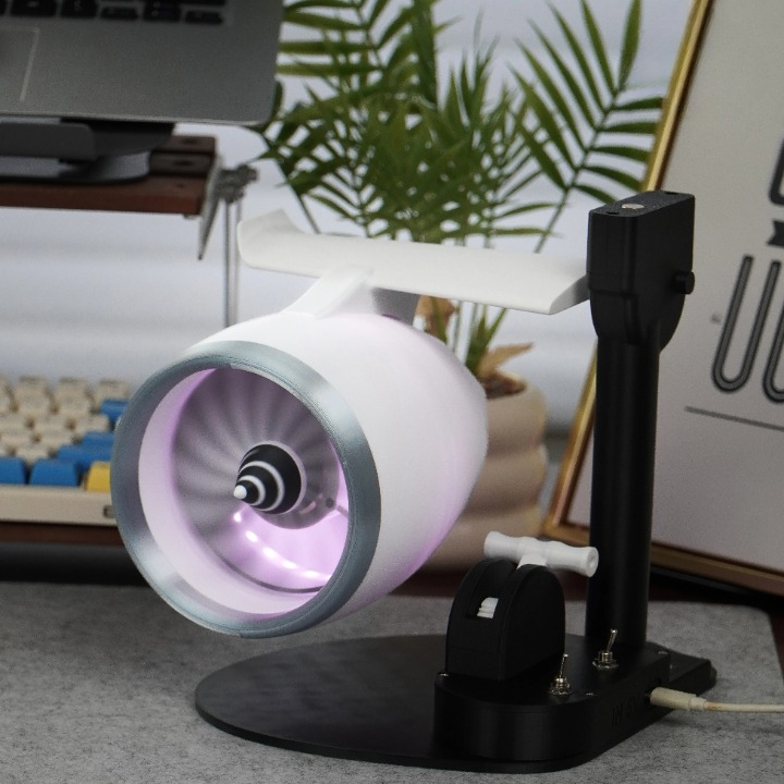Turbojet Fan-Stil Mist Luftfugter med RGB-belysning – AeroMist