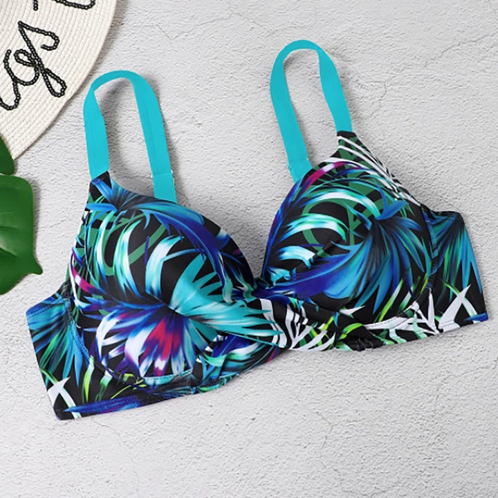 Trendy bikinisæt med høj talje – Selina